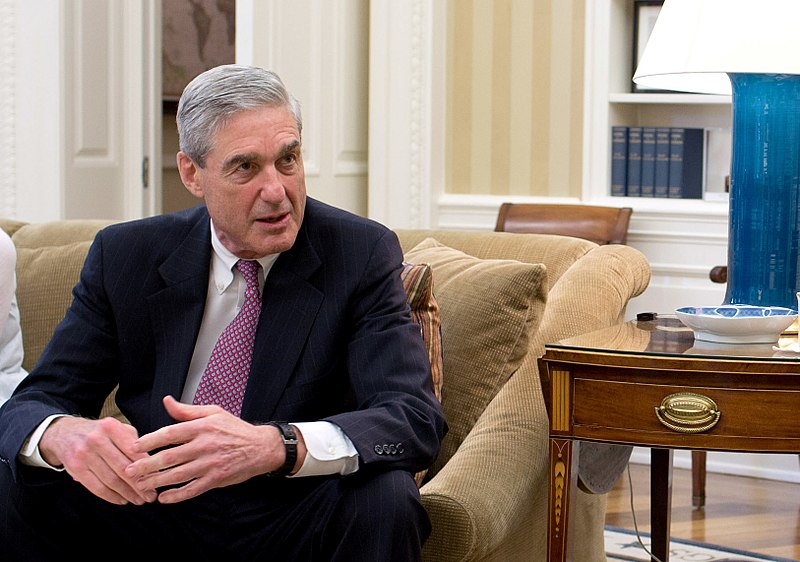 During his tenure as FBI Director, Robert Mueller visits President Obama's Oval Office in 2012.
