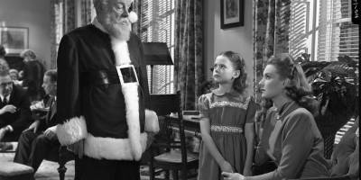 Edmund Gwenn, Natalie Wood, and Maureen O'Hara, in Miracle on 34th Street